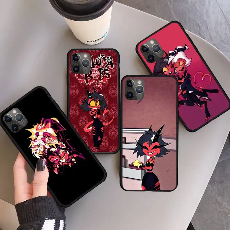 Чехол для телефона Helluva Boss с американской анимацией iPhone 11 12 mini pro XS MAX 8 7 6 6S Plus X 5S SE