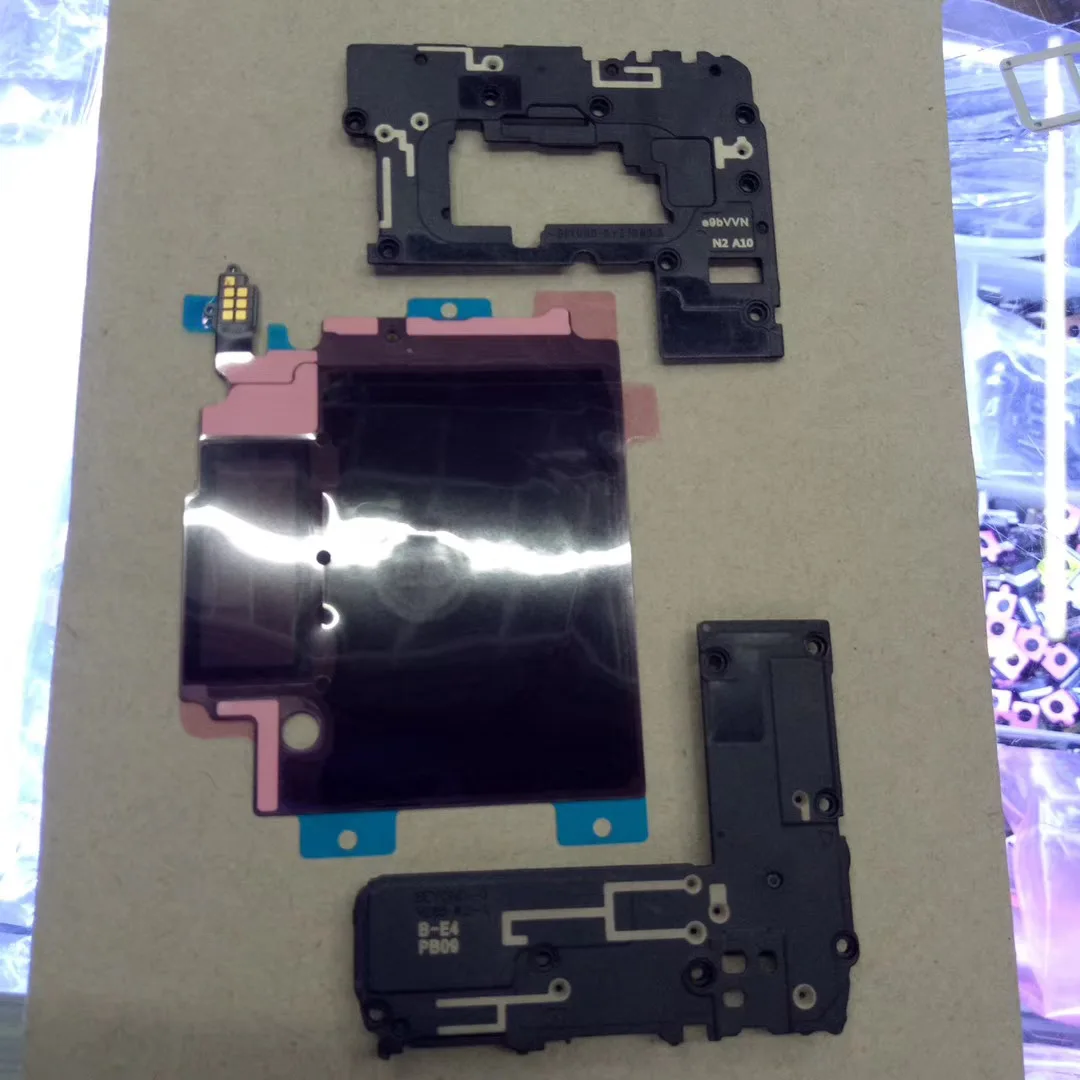 Для Samsung Galaxy s7 g930 edge g935 S8 G950 G955 s9 plus NFC Беспроводная зарядка + панель антенны громкий