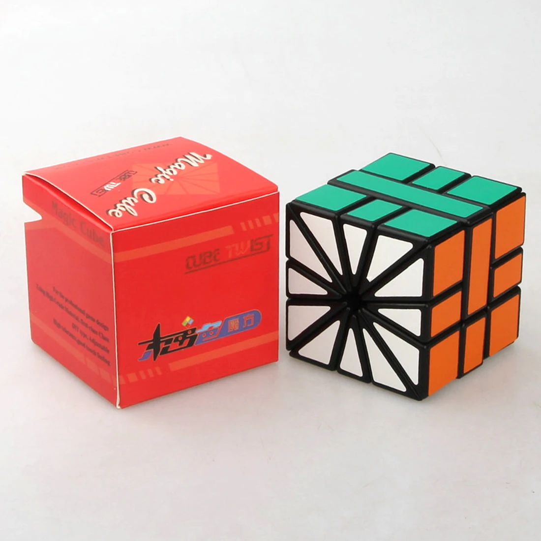 

CubeTwist Square II SQ2 3x3x3 Speed Cube Sector Magic Cube Toy Speed Cube Puzzle Cubes Educational Toys For Kids Gifts - Black