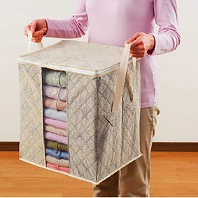 Домашняя сумка для хранения Portabel складывающаяся под кровать одеяло коробка