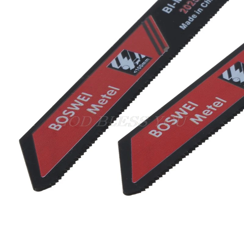 2PCS/SET Black Reciprocating Sabre Saw Blades for Cutting Metal Professional S922EF Accessory Kit Tool