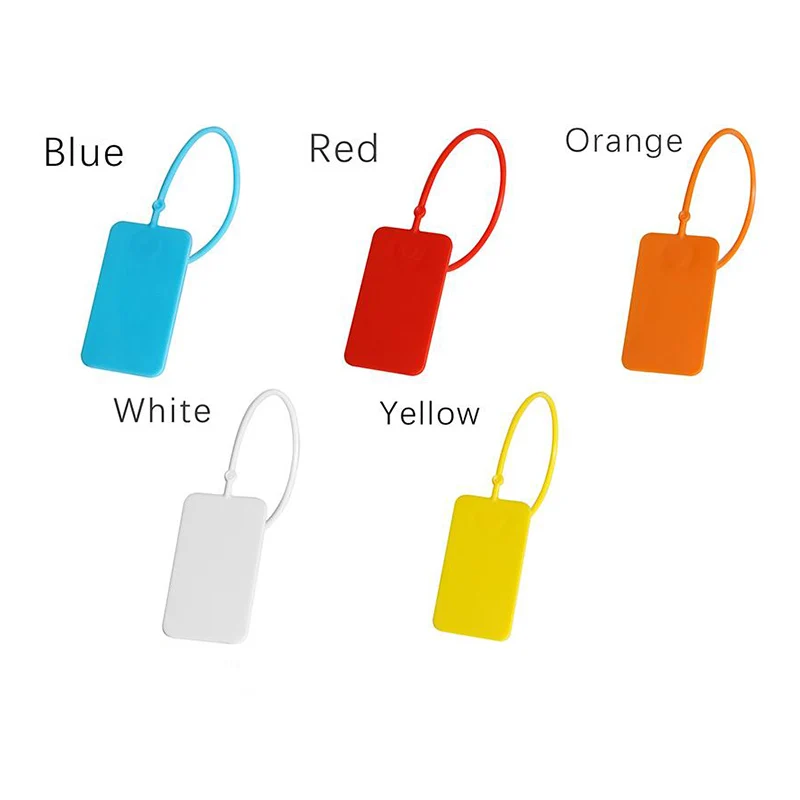 Одноразовые пластиковые этикетки для одежды индивидуальная печать логотипа