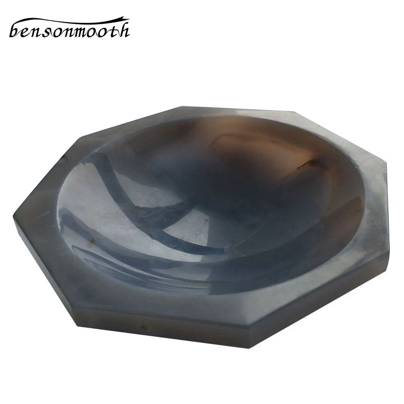 Натуральный агатовый раствор и пестик для лаборатории ID = 70 мм лабораторная