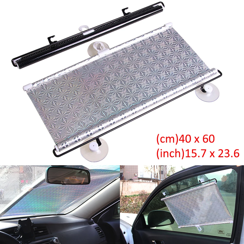 

Car Automatic Retractable Sunshade Sun Block Shutter Side Window Block Sun Shade Car Telescopic Curtain Wholesale Quick delivery