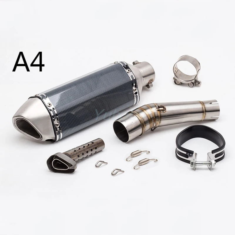 Modify Motorcycle Exhaust Pipe NC700 NC750 NC750S NC750X NC700X 12-17 Muffler System Silencer Middle Link Pipe Slip on Adapter enlarge
