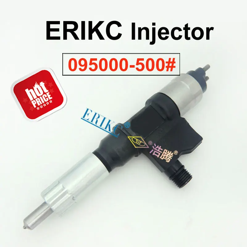 

Детали дизельного двигателя ERIKC 095000-5001, форсунка инжектора общей топливной магистрали 8973060711 095000-5003 для Denso ISUZU 4HJ1, инжектор топлива