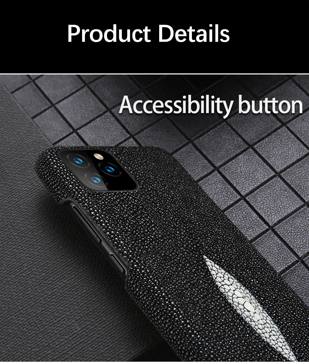 Натуральная кожа ската чехол для сотового телефона Apple iPhone 11 11 Pro 11 Pro Max X XS XR 7 Plus XS MAX 8 Plus 6 6S 5 5S se