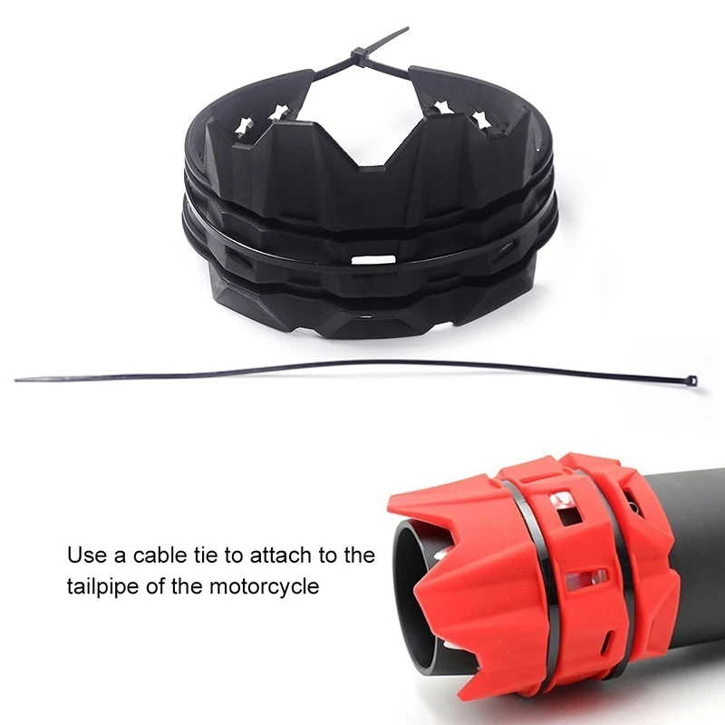 5 цветов мотоциклетный глушитель SPEWPRP/круглая овальная задняя крышка для