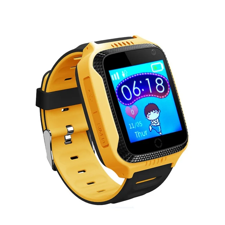 Q528 Smart Children Watch GPS With Camera Flashlight Baby Watch SOS Call Location Device Tracker For Kid Safe - Цвет: Smartwatch Yellow