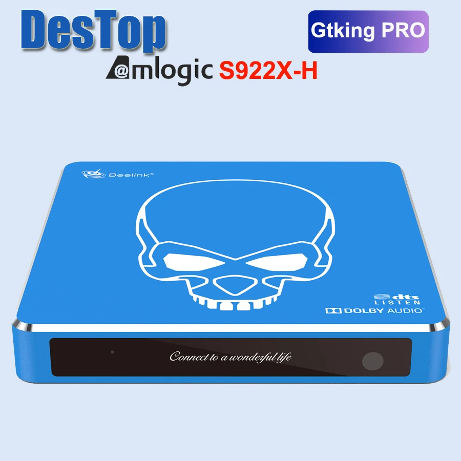 Новое поступление Beelink GT King Pro Hi Fi Lossless Sound TV Box с Dolby Audio Dts Listen Amlogic S922X H Android 9 0 4 Гб 64