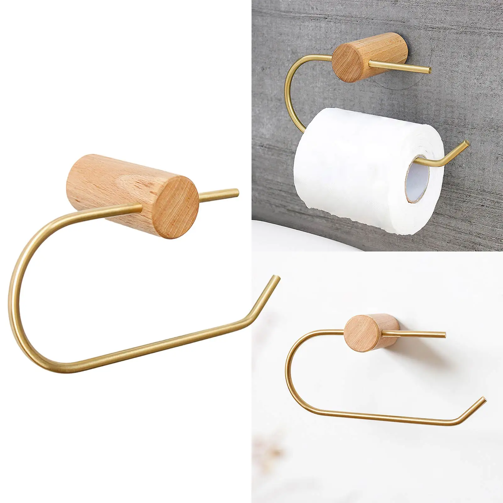 

Bathroom Toilet Kitchen Paper Roll Holder Towel Hanger Rack Bar Cabinet Rag Hanging Holder Bathroom Organizer Shelf Toilet