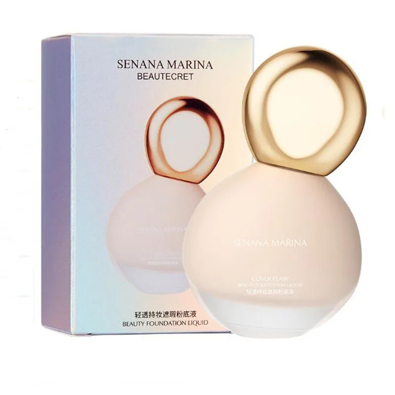

1pcs Bubble Foundation Liquid Concealer Cream Moisturizing BB Cream Natural Nude Makeup Small Bulb Foundation Liquid