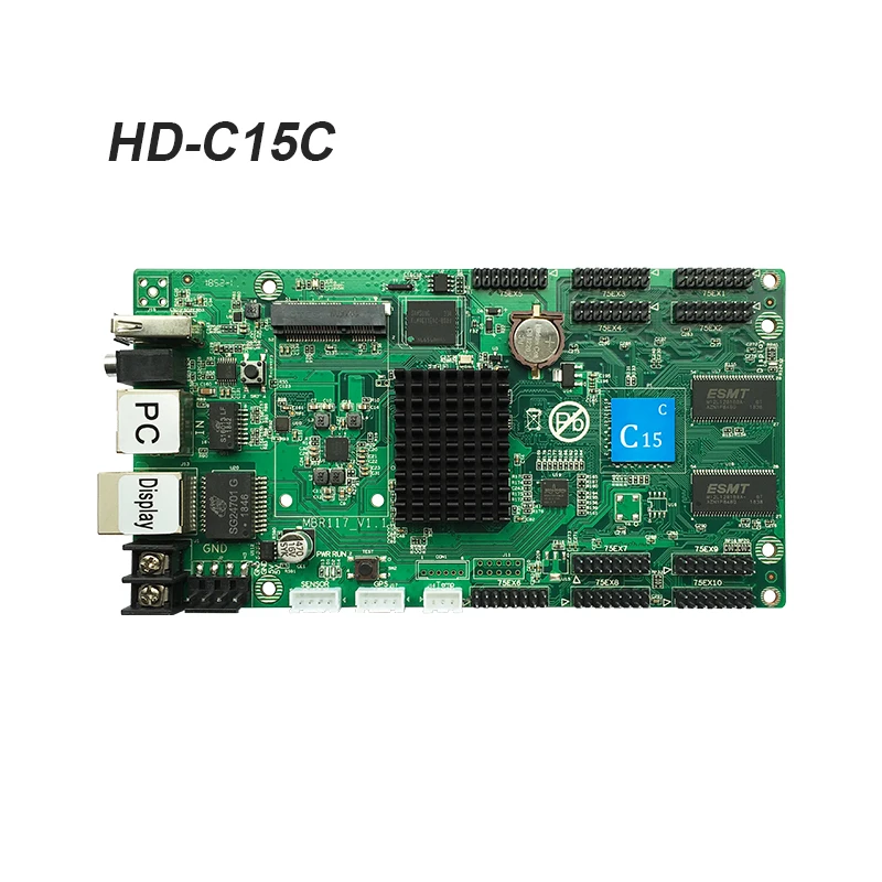 Huidu C15C HD асинхронная карта управления работает с R500 R501 R501S R5018 светодиодная