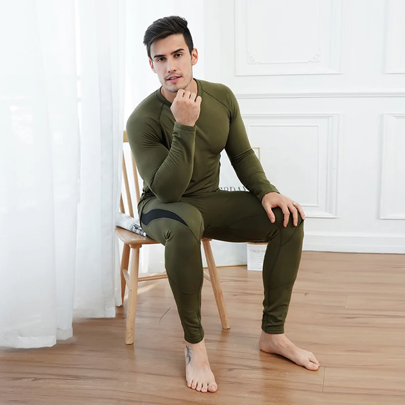 

Men's Quick-Drying Breathable Leisure Fitness Suit Fleece Warm High-Quality Tight-Fitting Wicking Running Compression Sportswear