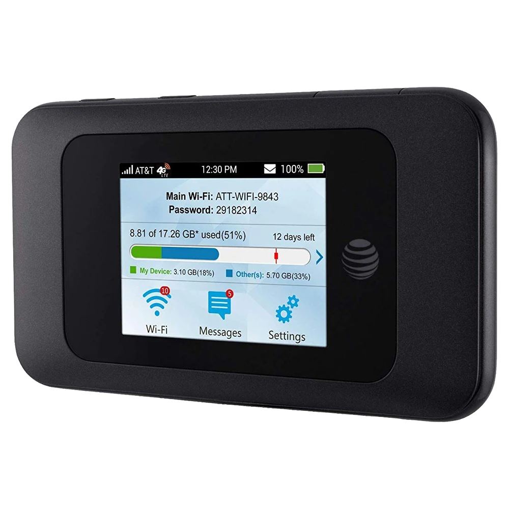 ZTE Velocity 2 AT&ampT MF985 300 Мбит/с Cat6 Портативный 4G LTE модемный маршрутизатор со слотом для