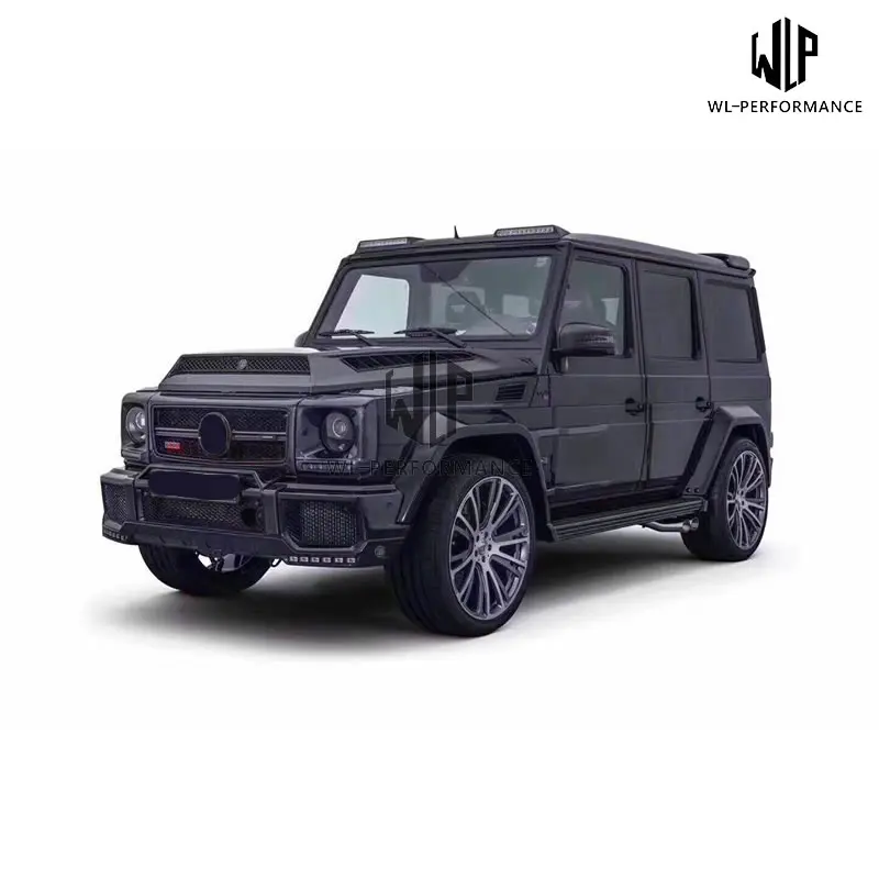 Задний спойлер W463 из углеродного волокна крыло крыши со светодиодный ными