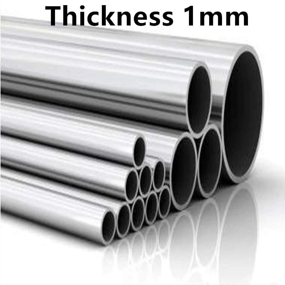 

Seamless Titanium Pipe Diameter 3mm/4/8/10/12/19/25/30 mm Thickness 1mm length 500mm Bar TA2 Industry Experiment TitaniumTube
