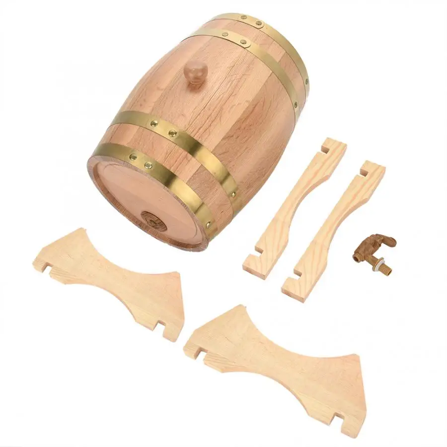 Винтажная баррель для вина из дуба высокого качества 5 л винтажная дерева пива