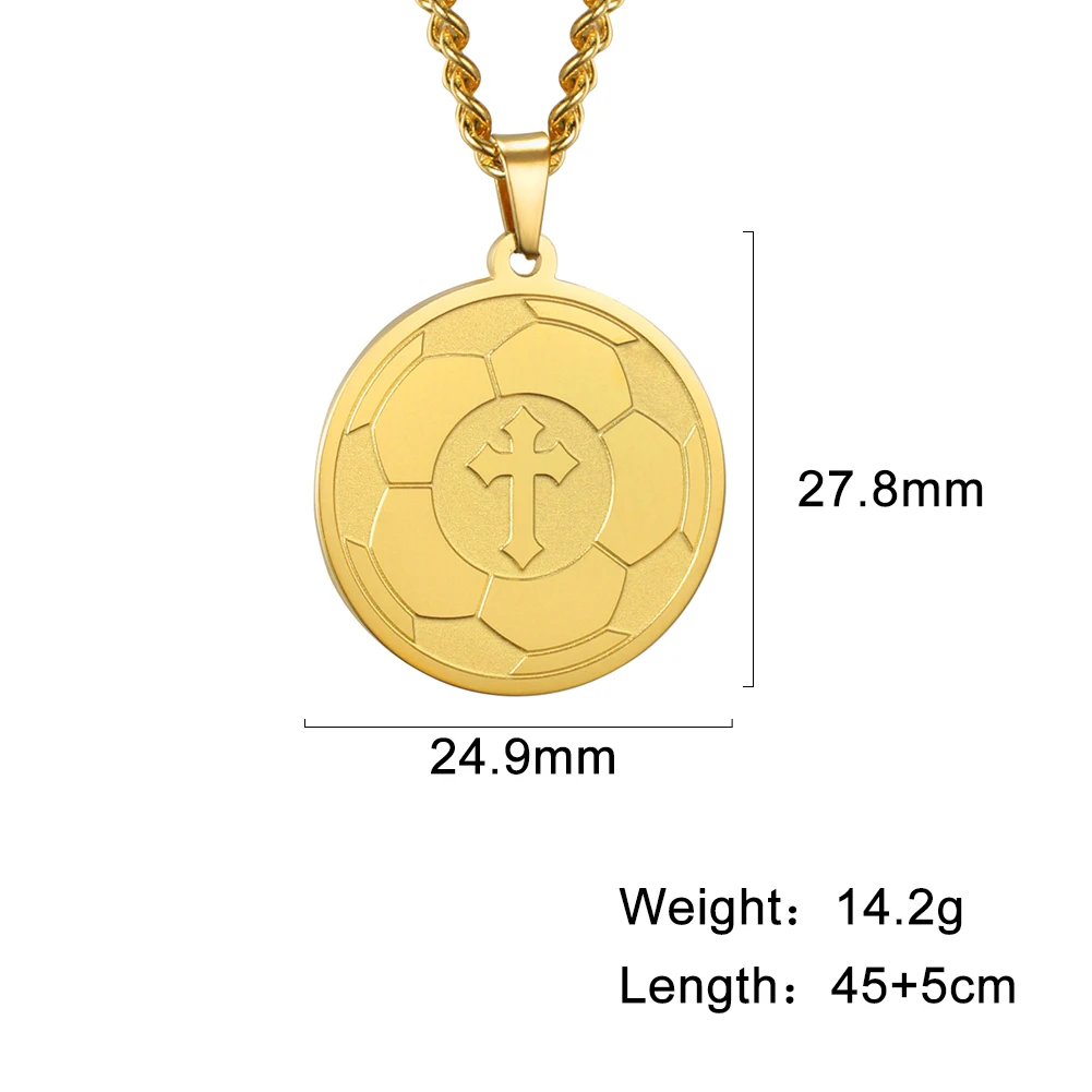 Fishhook Футбольные футбольные фанаты спортивный крест колье с кулоном религиозной