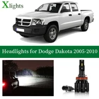 X светильник s лампы для Dodge Dakota 2005 2006 2007 2008 2009 2010 светодиодный головной светильник низкая дальнего Canbus фары лампы светильник аксессуары