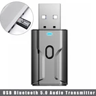 Универсальный USB Bluetooth 5,0 приемник беспроводной аудио разъем адаптер микрофонный передатчик 3,5 мм AUX приемник подключи и работай