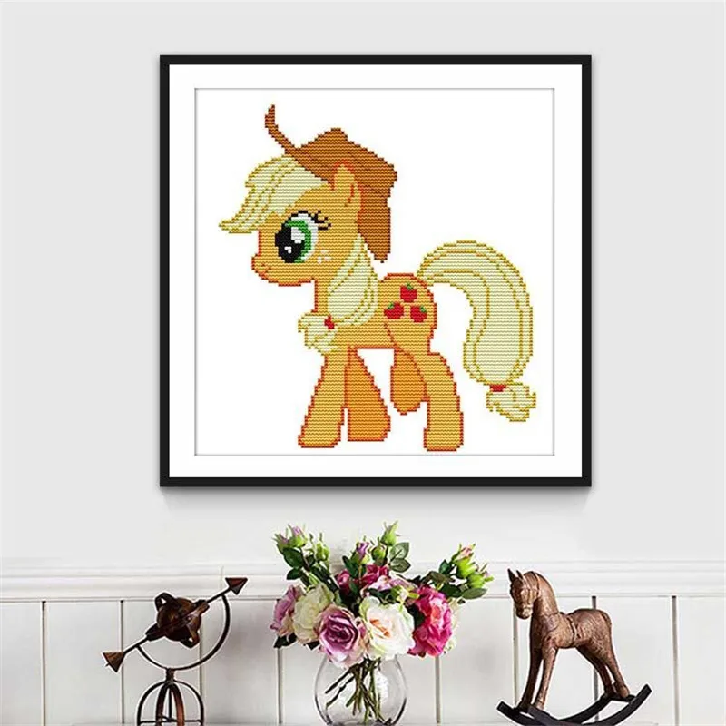 Набор для вышивки крестиком инструменты начинающих Мультяшные животные новички