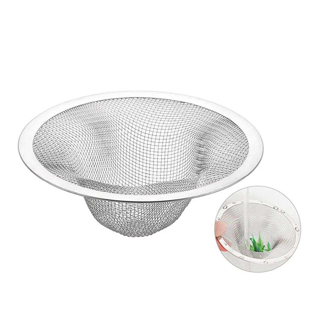 

4PCS Mesh Sink Drain Stainless Steel Filter Floor Drain Garbage Hair Catcher for Kitchen Bathroom