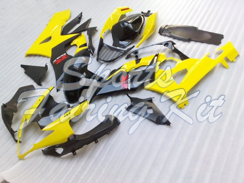 Кузов для GSXR 1000 2005 2006 K5 желто черные Обтекатели GSXR1000 06 05|Полные комплекты