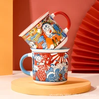 comic ceramic cup creative national tide personality water cup coffee mug milk cup 390ml