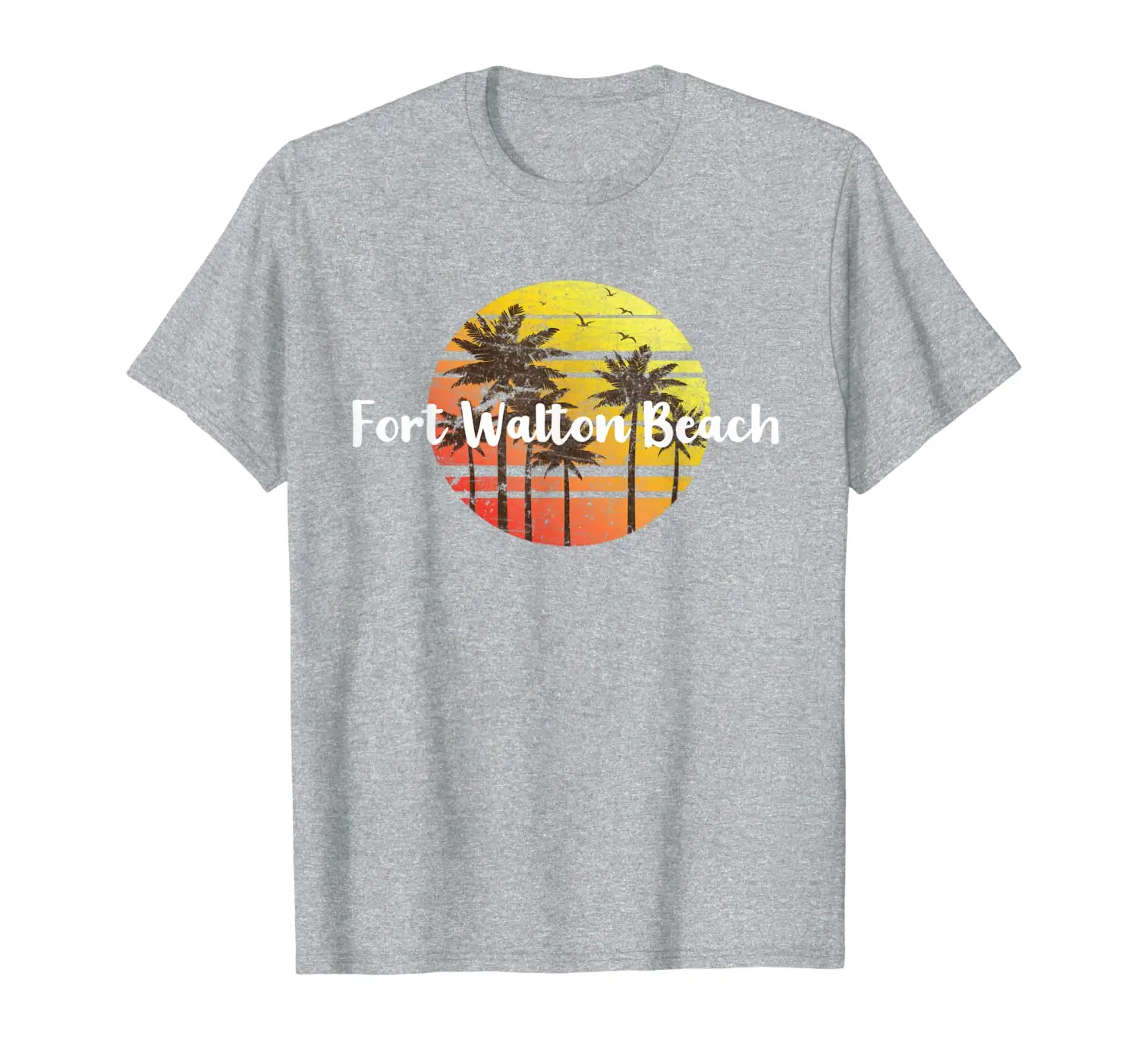 

Vintage Fort Walton Beach Sunset Gift Souvenir T-shirt
