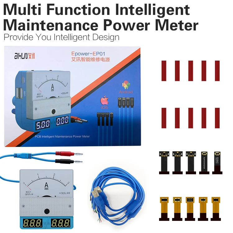 Умный Амперметр JC Power-EP01 стабилизирующий измеритель мощности с защитой от