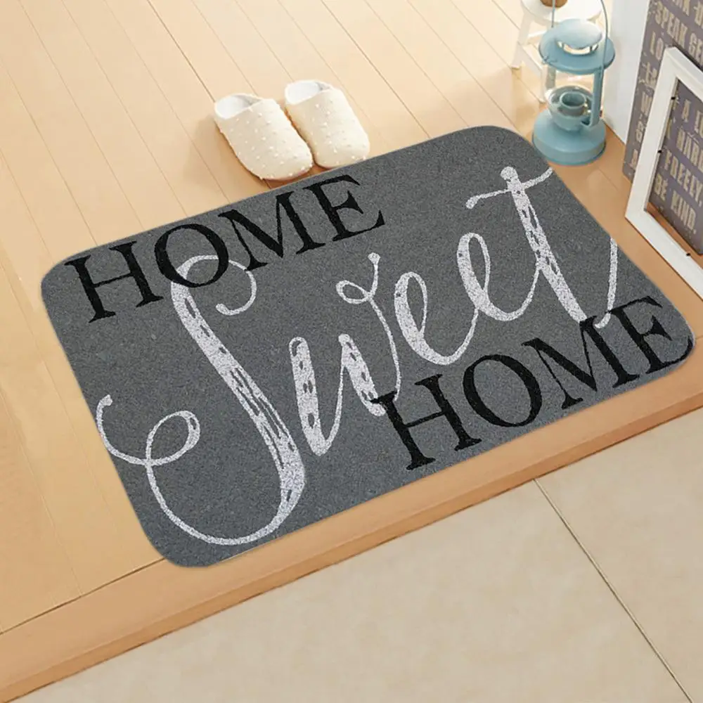 Welcome Letter Print Doormats Rectangle Non-Slip Door Mat Bedroom Kitchen Entrance Word Floor | Дом и сад