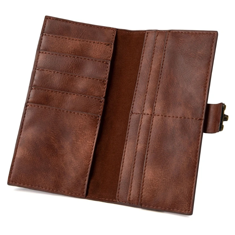 Креативный кожаный женский кошелек в стиле ретро стимпанк винтажная сумка