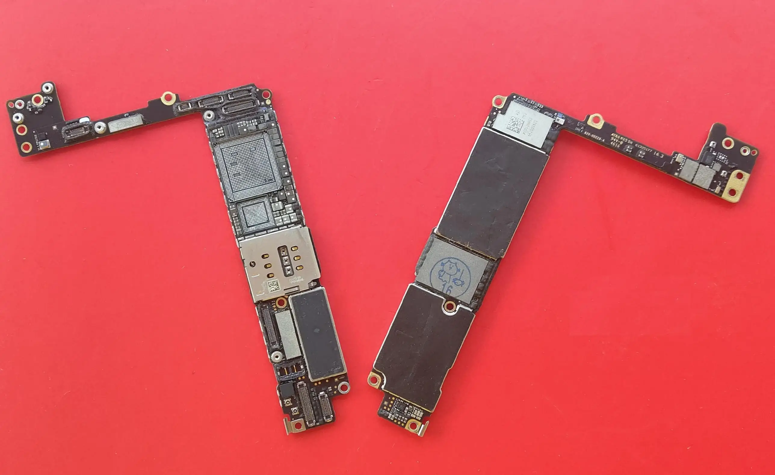 10 шт. для iPhone 7 PLUS + Plus P 32 Гб 128 ГБ блокированная материнская плата с iCloud удаление