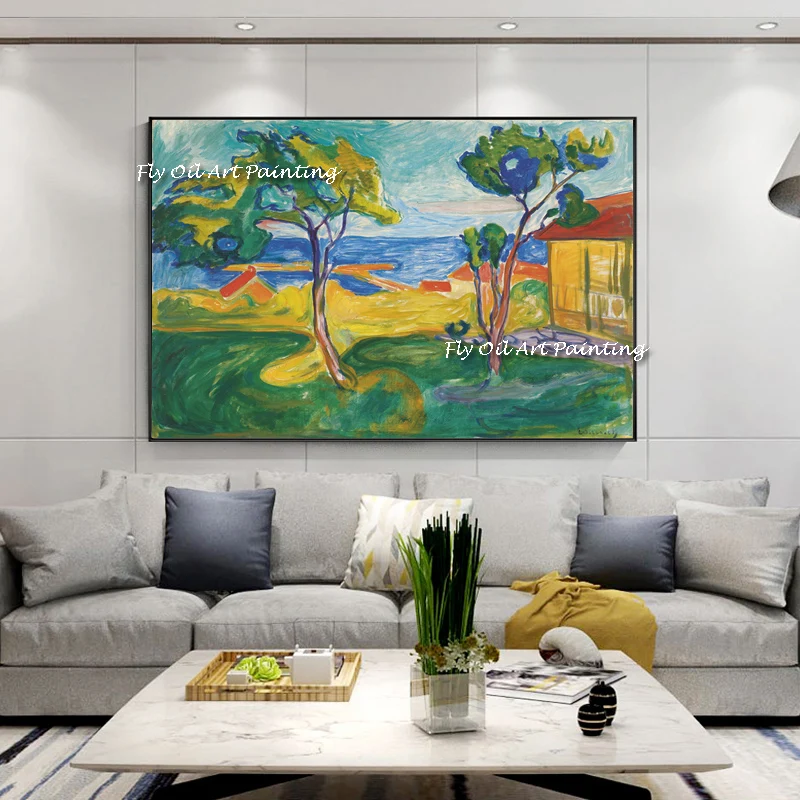 

Лидер продаж, большая ручная работа, Дэвид хокни малголландский вождение, Картина на холсте, Мраморная настенная живопись, декоративная картина, украшение для дома