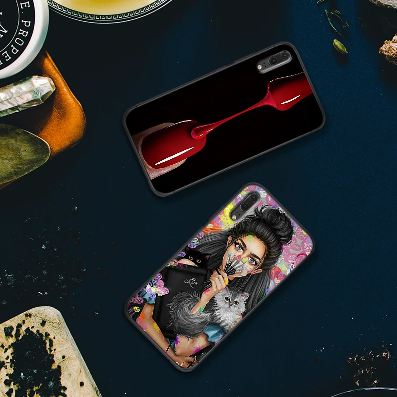 Силиконовый чехол для телефона huawei Honor 9X 8X 7X 8C 7C 5.99in 7A 3GB 20 Pro 10 9 8 LITE макияжа |