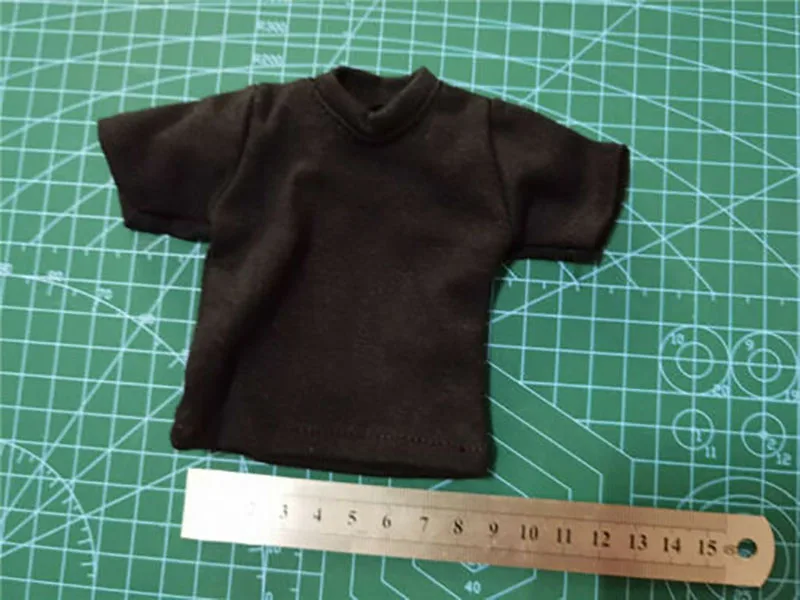 

Toyers T001 1/6 Male Stretch T-shirt Man Shirt Top Clothes Accessories Model for 12" Action Figure Body Toys 5 Colors Optional