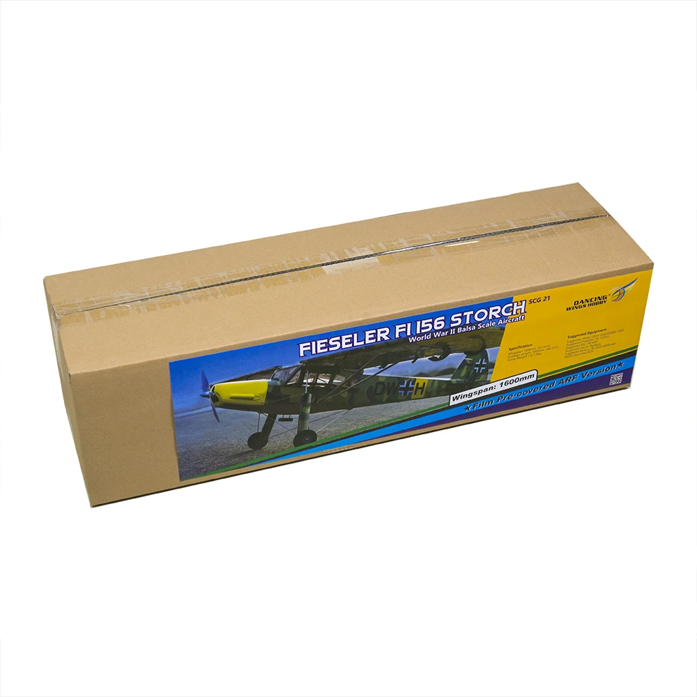 2020 Новый SCG21 Fieseler Storch Fi156 1600 мм (63 &quot) Balsa ARF PNP RC пленка для самолета|airplane model store|model