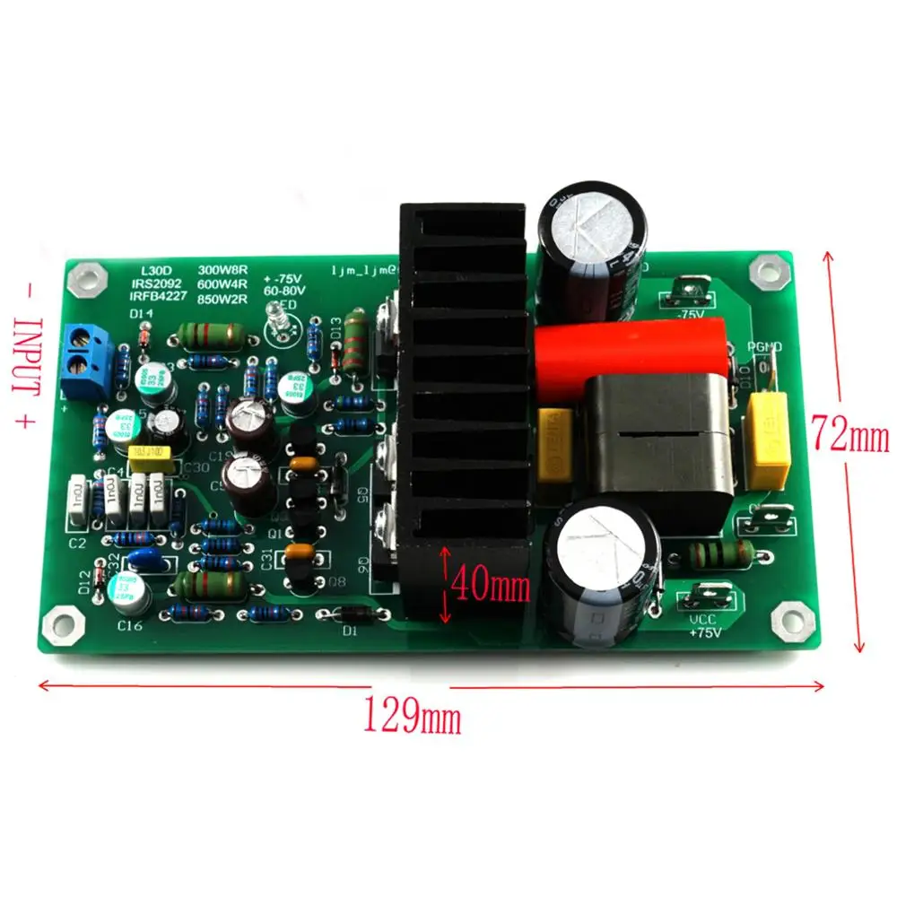 

L30D 300W8R 600W4R 1000W2R моно цифровой усилитель мощности