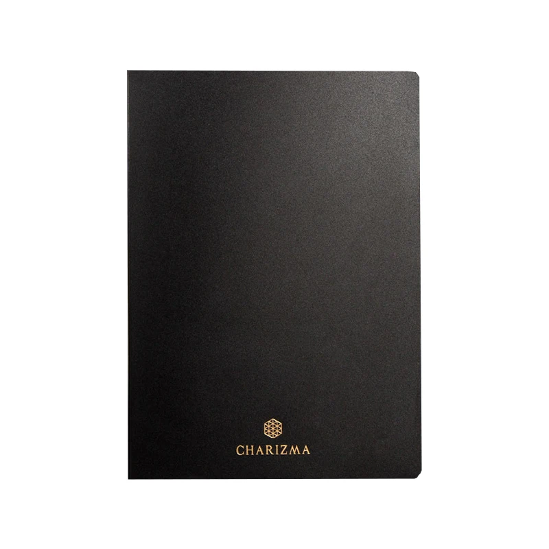

2021 New Business Office A5 / B5 Specification Paper Book Vertical Flip Book Business Grid Notebook Stationery