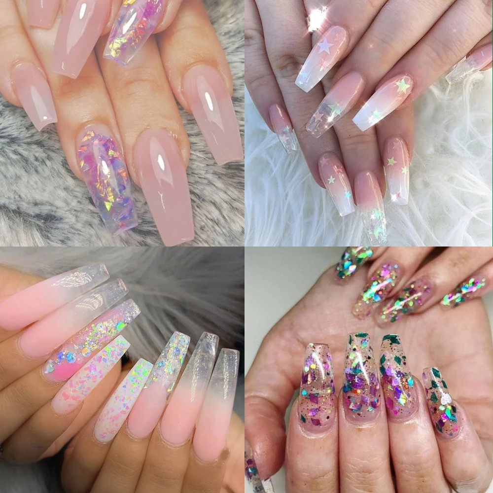 Прозрачный полигель KODIES для ногтей прозрачный акриловый полигель-лак быстрого