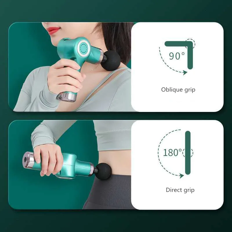 

Electric Folding Mini Fascia Gun Massage Fitness Home Muscle Relaxer Massager Impact Grab