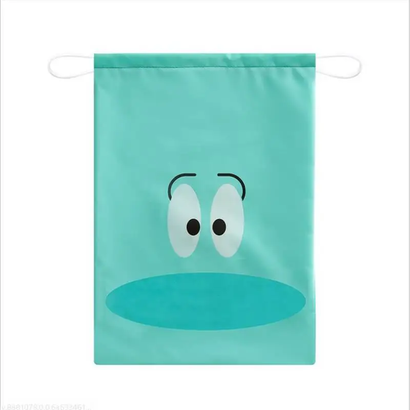 VIERUODIS Travel Shoes Storage Bag Non-woven Waterproof Portable Multi-Purpose Outing Clothes Underwear Bundle Pocket Shoe Bag - Цвет: Green