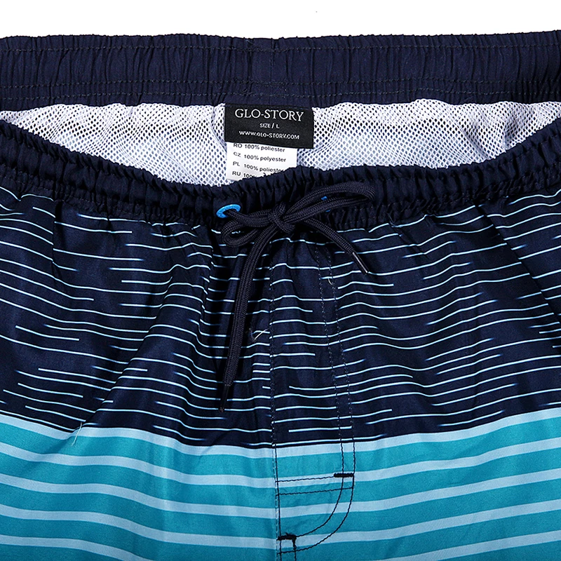 Мужские пляжные шорты полосатые для плавания пляжная одежда брюки мужчин лета 2020