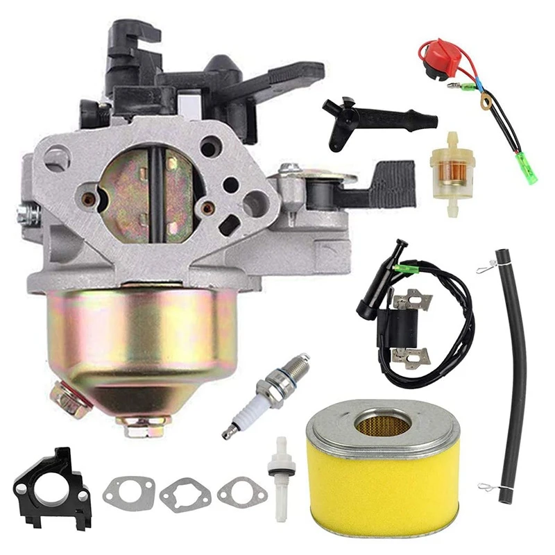 

GX390 Carburetor Ignition Coil Air Filter Kit for Replacement Honda GX340 GX360 GX390 11HP 13HP Engine Generator