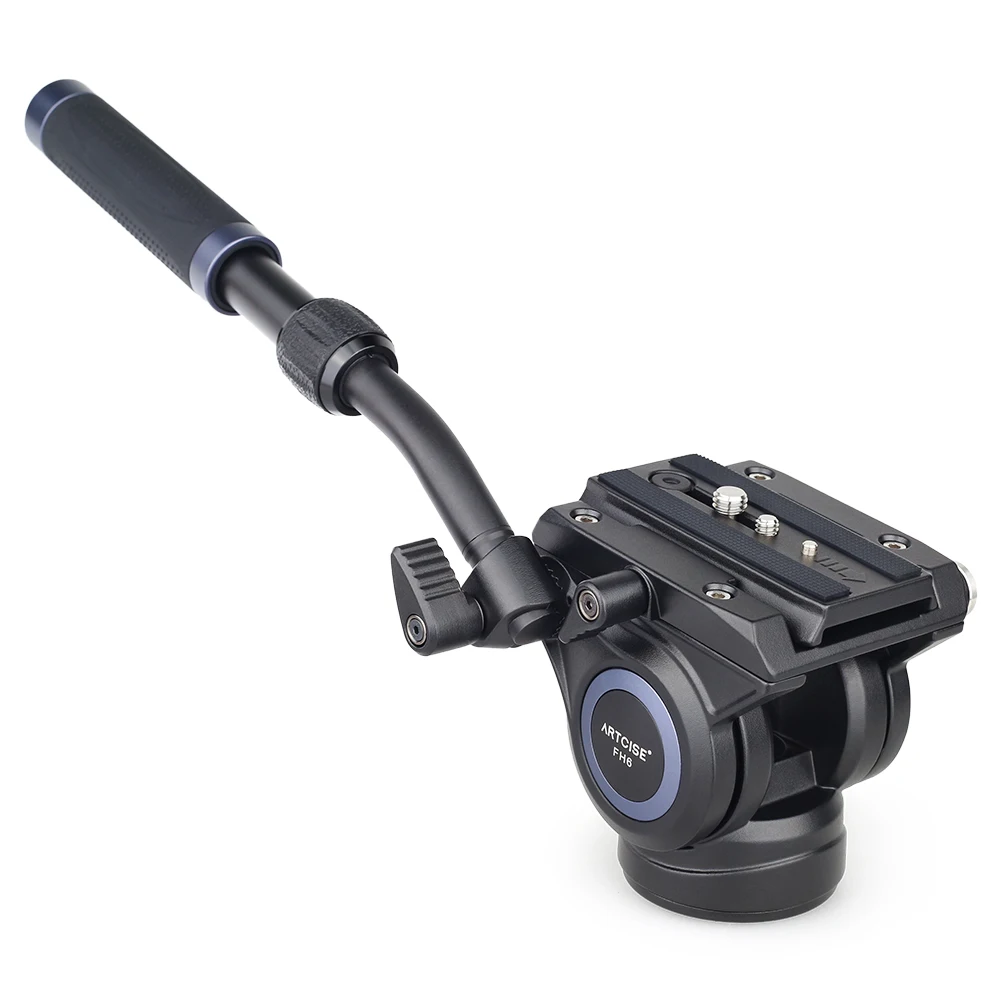 Панорамная головка штатива гидравлическая жидкая видеоголовка для монопод DSLR