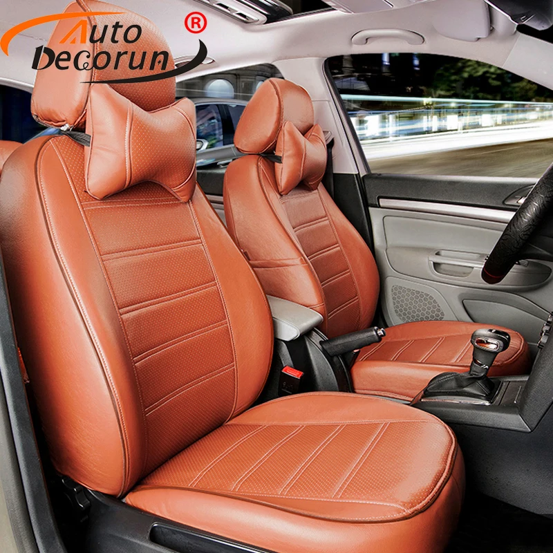 Чехлы AutoDecorun на автомобильные сиденья кожаные чехлы для Renault Scenic 2 3 Аксессуары