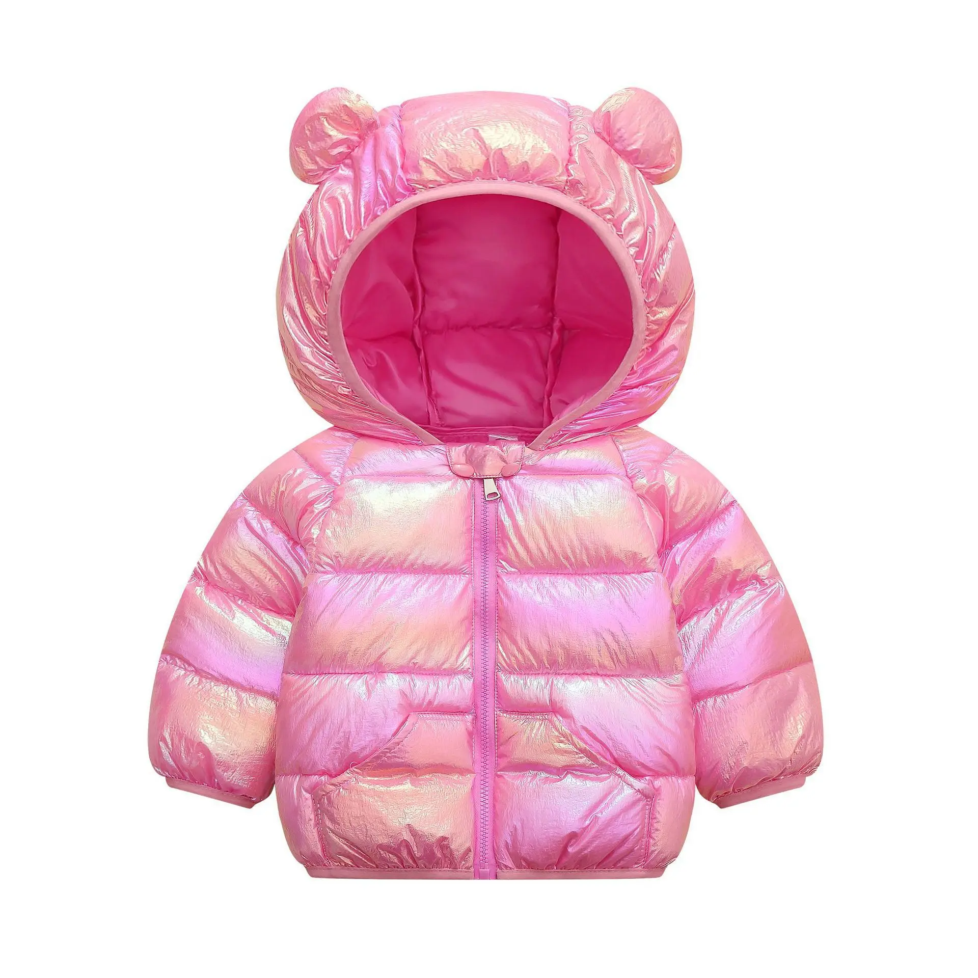 

ZWY1350 Girls Hooded Down Jackets Christmas Kids Coats Baby Character Warm Down Jacket Years Toddler Girl Jacket Outerwear