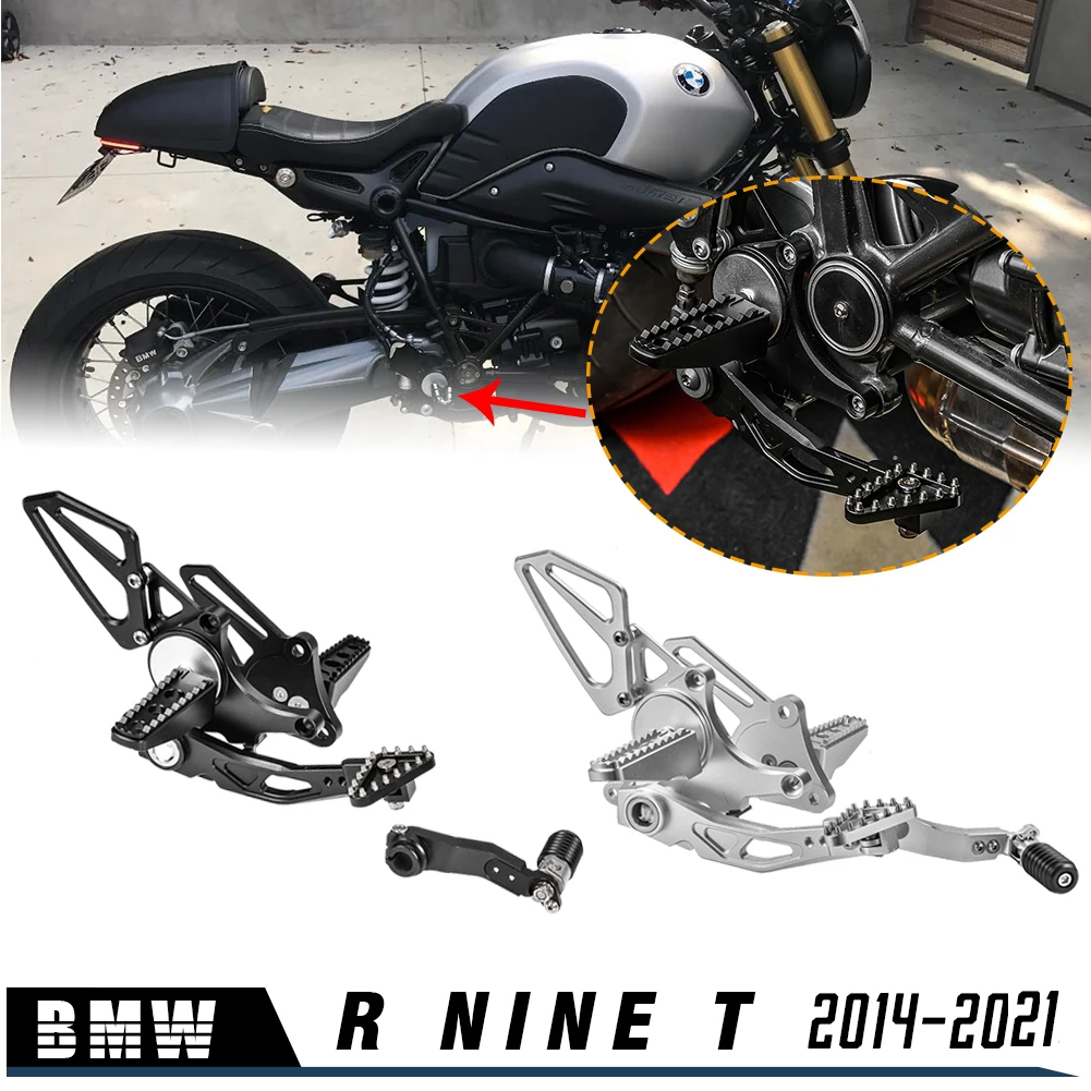 Аксессуары RnineT Настраиваемые подножки для BMW R nine T R9T 2014 2015 2016 2017 2018 2019 2020