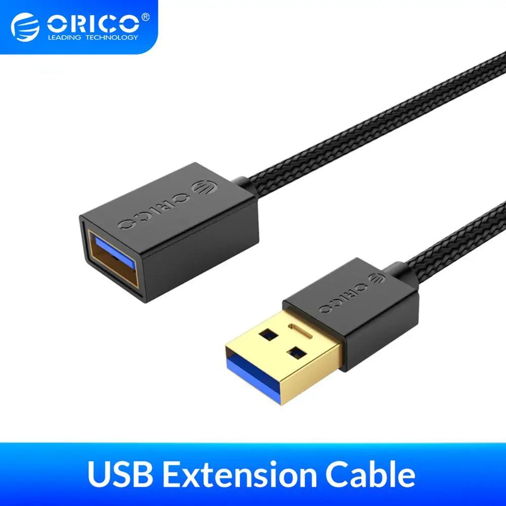 

ORICO USB3.0 Type-A Cable Extension Cable Male to Female High-Speed Data Transmission Cable For U disk Card Reader Printer